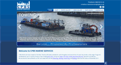 Desktop Screenshot of cpbsmarineservices.co.uk